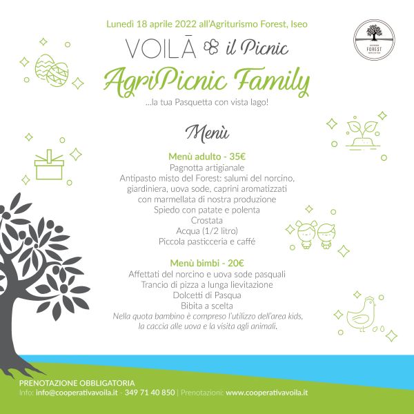 AgriPicnic Family… la tua Pasquetta con vista lago!